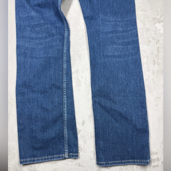 Closed Organic Cotton Blend Candiani Denim Straight Leg High Rise Blue Jeans 25 - Picture 12 of 16